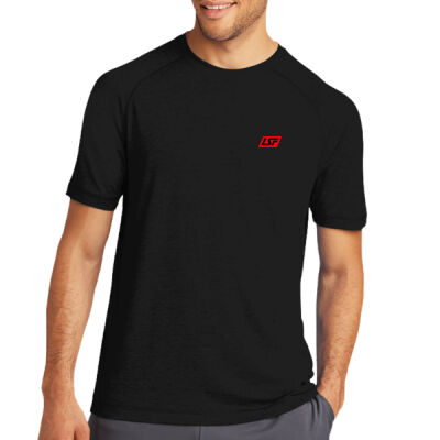 PRINT - PosiCharge ® Tri Blend Wicking Raglan Tee Thumbnail