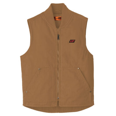 LSF - Washed Duck Cloth Vest Thumbnail